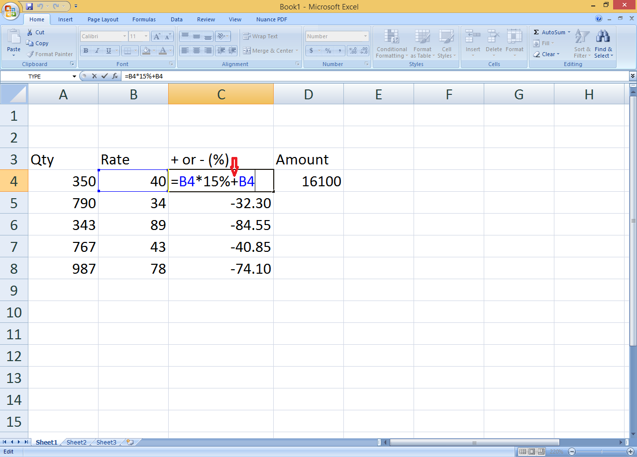 How To Create A Formula In Excel To Calculate Percentage Increase Riset