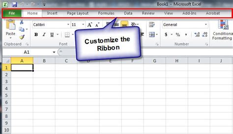 How To Customize Ribbon Tabs In Excel Dummytech Com