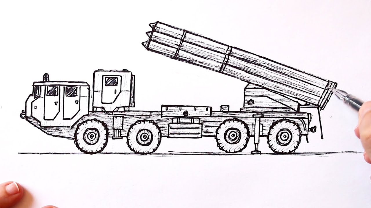 How To Draw A Military Tank Step By Step 3D Videos Jnrslick