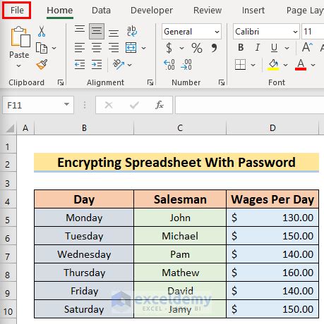 How To Encrypt Excel With Password 6 Effective Methods