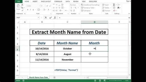 5 Ways Extract Month