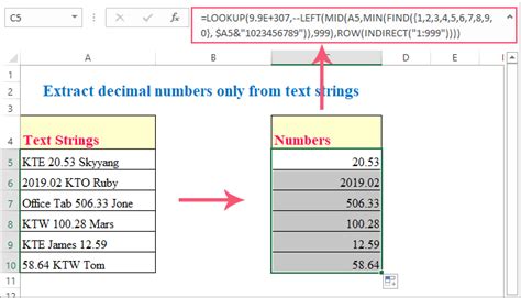 Extract Numbers From String In Excel