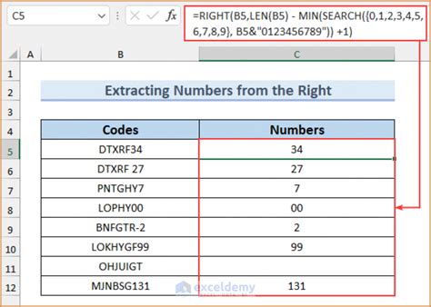 5 Ways Extract Numbers