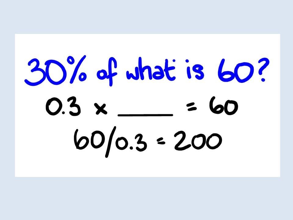 How To Find A Percentage Of A Number Teaching Wiki