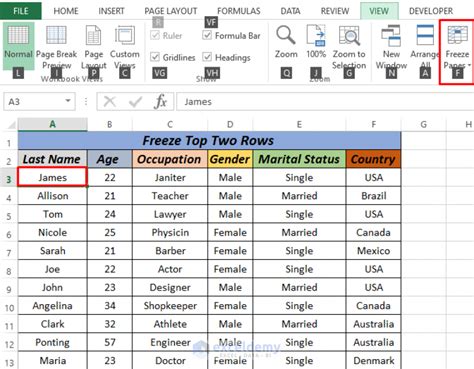 How To Freeze 2 Rows In Excel 5 Smart Methods To Save Time