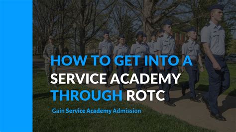 How To Get Into Rotc