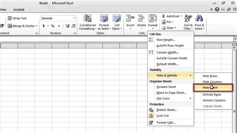 How To Hide Sheets In Excel