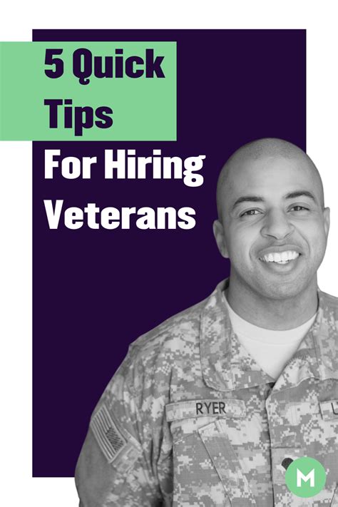 How To Hire Veterans 5 Quick Tips Monster Com