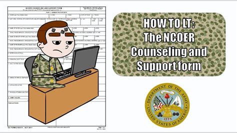 How To Lt The Ncoer Counseling And Support Form Youtube