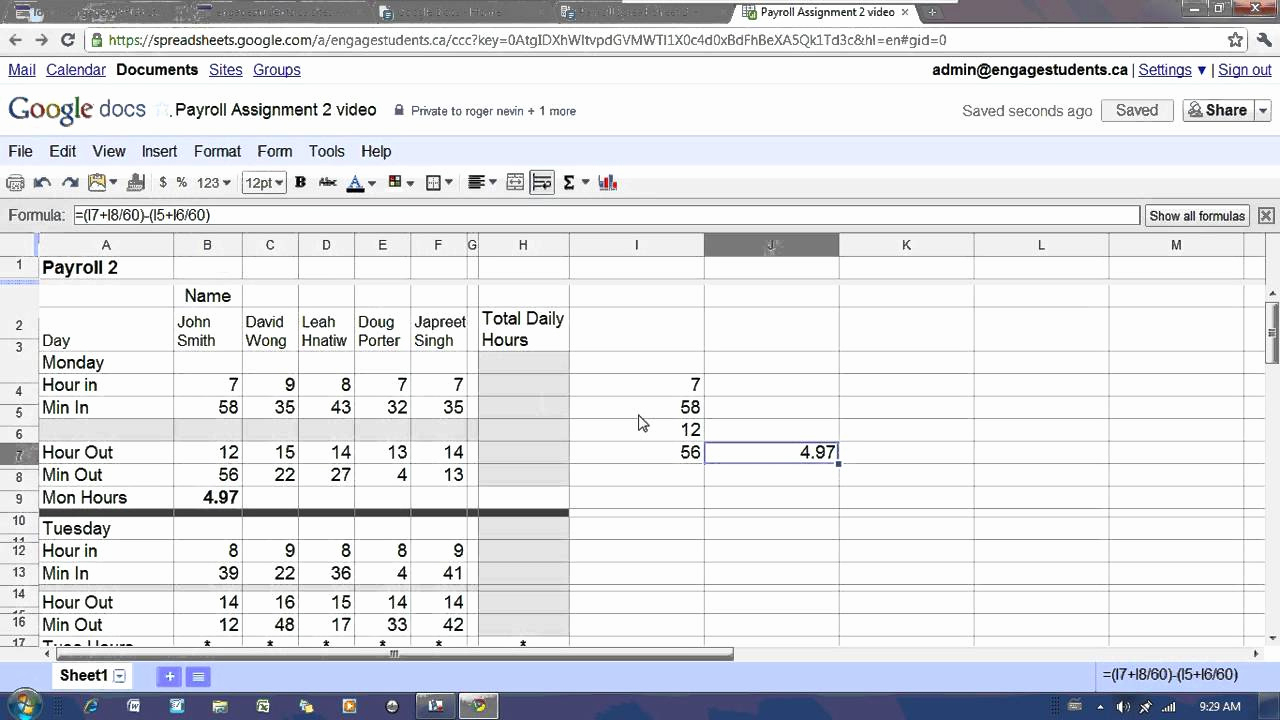 How To Make A Spreadsheet On Google Docs Youtube