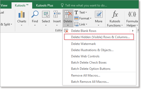 How To Only Delete Visible Rows Or Columns In Excel