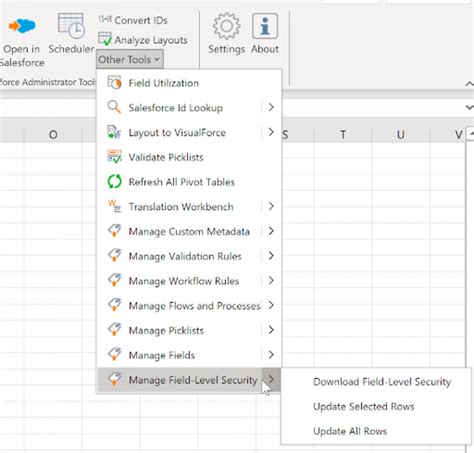 Prevent Excel Connector Sync To Salesforce