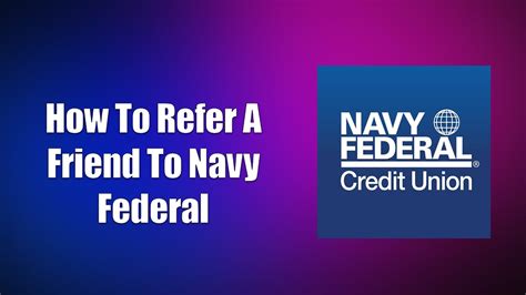 How To Refer Someone To Navy Federal A Quick Guide Giving Common