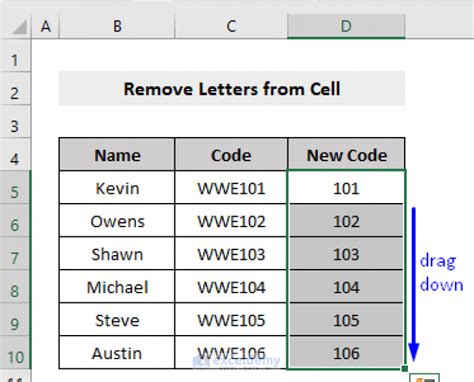 How To Remove Letters From Cell In Excel 10 Methods Exceldemy