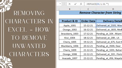 Remove First Character In Excel