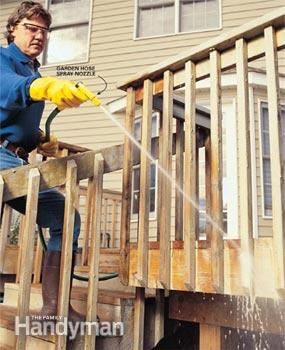 How To Revive A Deck Deck Cleaning And Staining Tips Diy