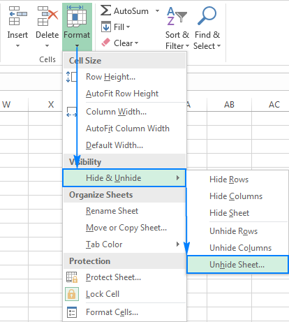 How To Show Sheets In Excel Show Multiple Or All Hidden Sheets 2023