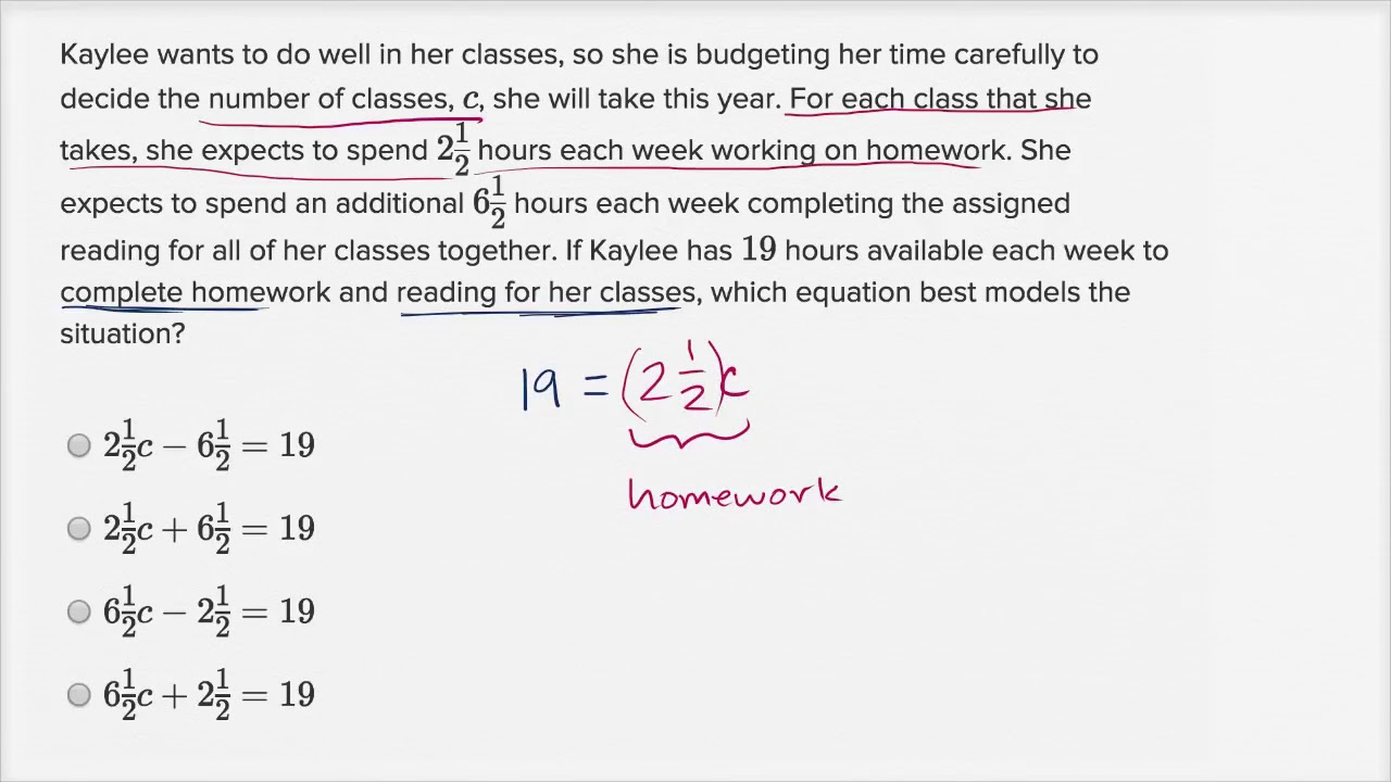 How To Solve Linear Function Word Problems