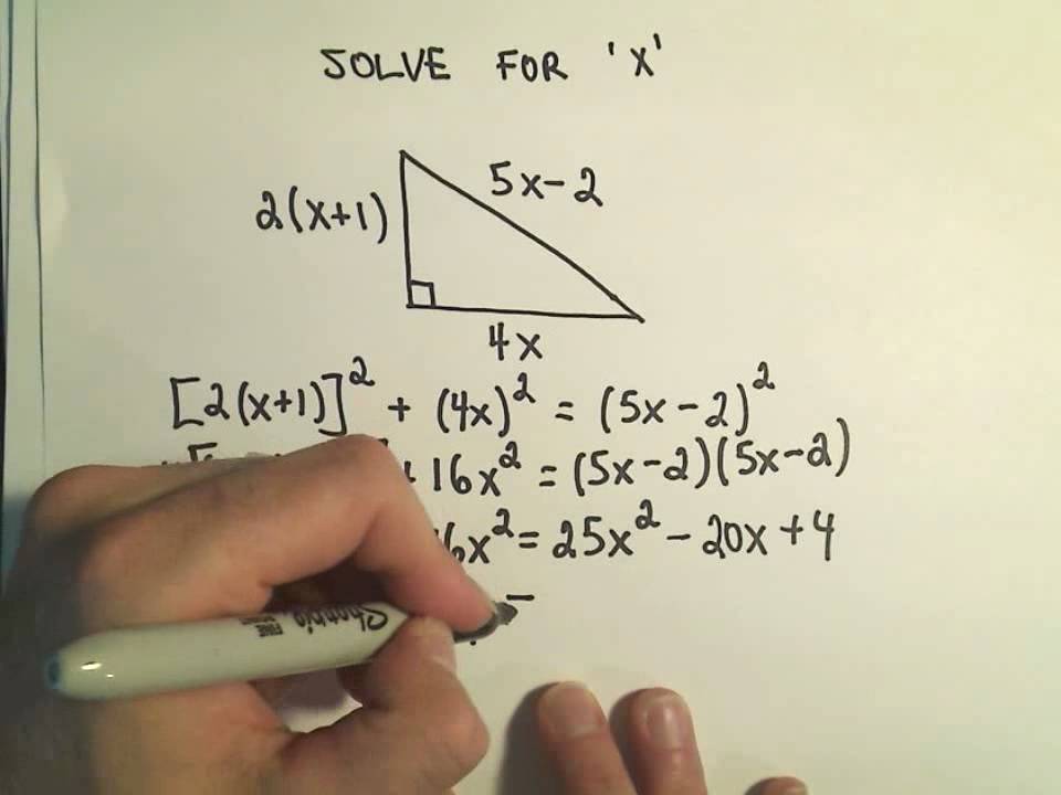 How To Solve Pythagorean Theorem Mathcation Youtube