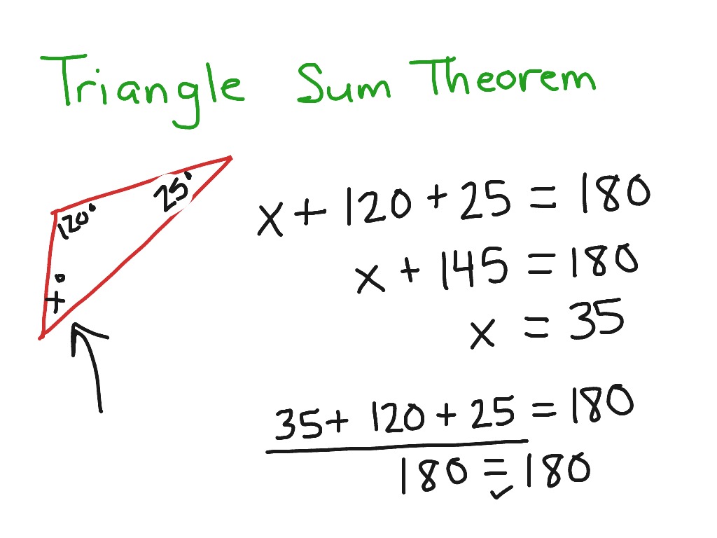 How To Solve Triangle Sum Theorem