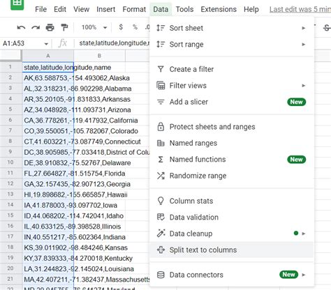 How To Split Text Into Two Columns In Google Sheets Templates Sample Printables