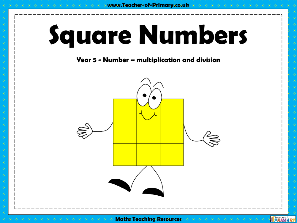 How To Square Numbers Mentally The Easy Misternumbers Pattern Play Math