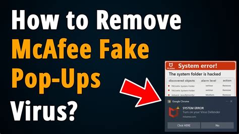 How To Stop The Popups Mcafee