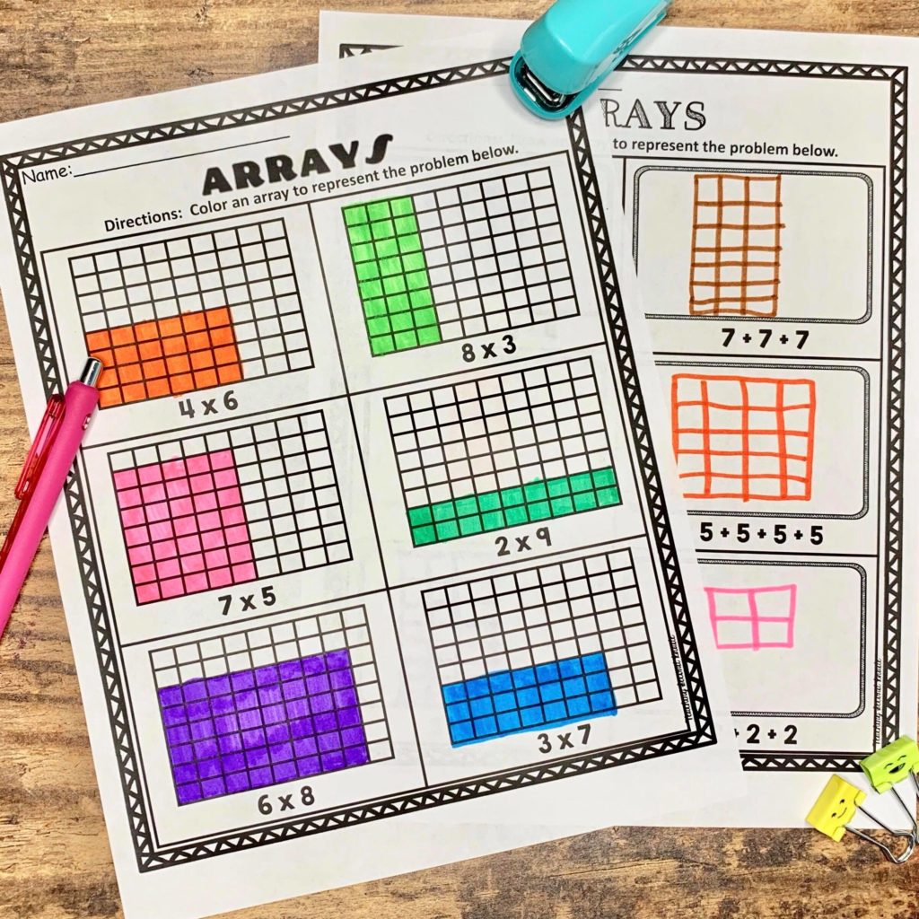 How To Teach Arrays Teaching Second Grade