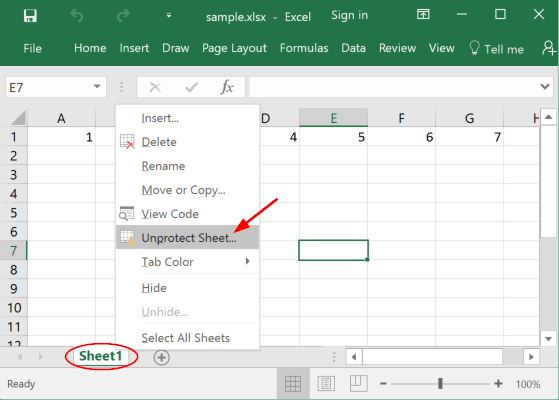 How To Unprotect An Excel Worksheet Or Workbook With Or Without Password