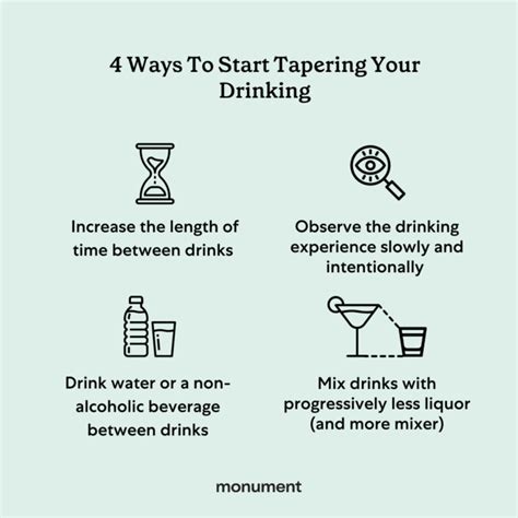 How To Wean Off Alcohol Safely Taper Drinking Monument