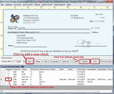 How To Write A Paycheck On Preprinted Check