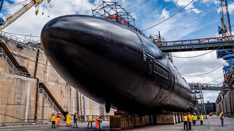 How Us Navy Prepares Largest Submarine In Dry Dock Youtube