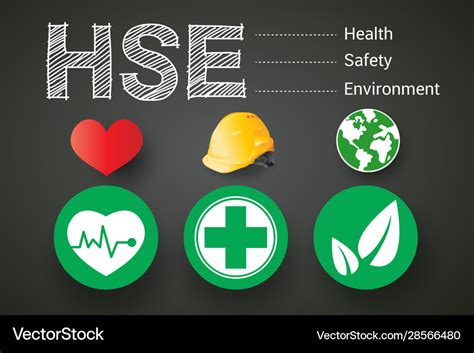 Hse Health Safety Environment Acronym Vector Illustration Concept