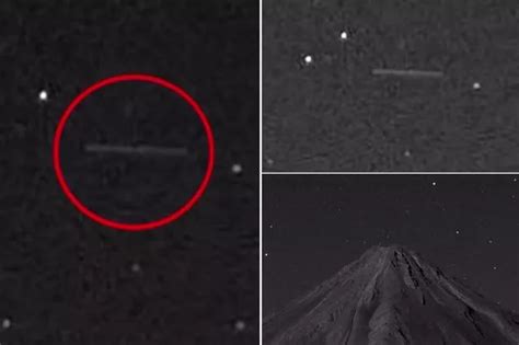 Huge Cigar Shaped Ufo Spotted Hovering Over Mexican Volcano In Strange Video Mirror Online