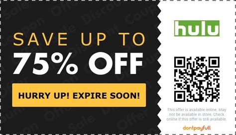 Hulu Coupon Code Discounts