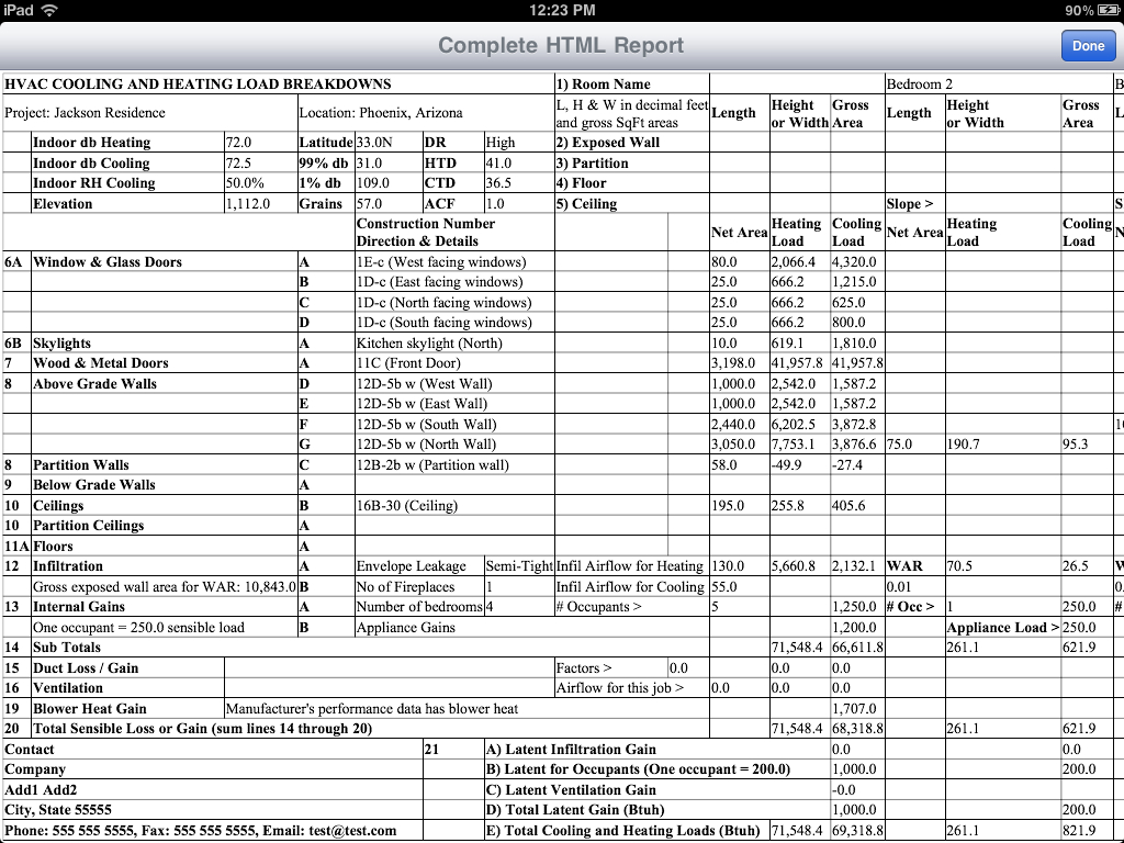 Hvac Load Calculator Manual J