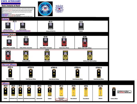 Hypothetical Insignia Of Rank For The Uscg Auxiliary In This