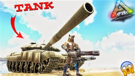 I Build Army Tank In Ark 1St Time In Ark Ark Survival Evolved Youtube