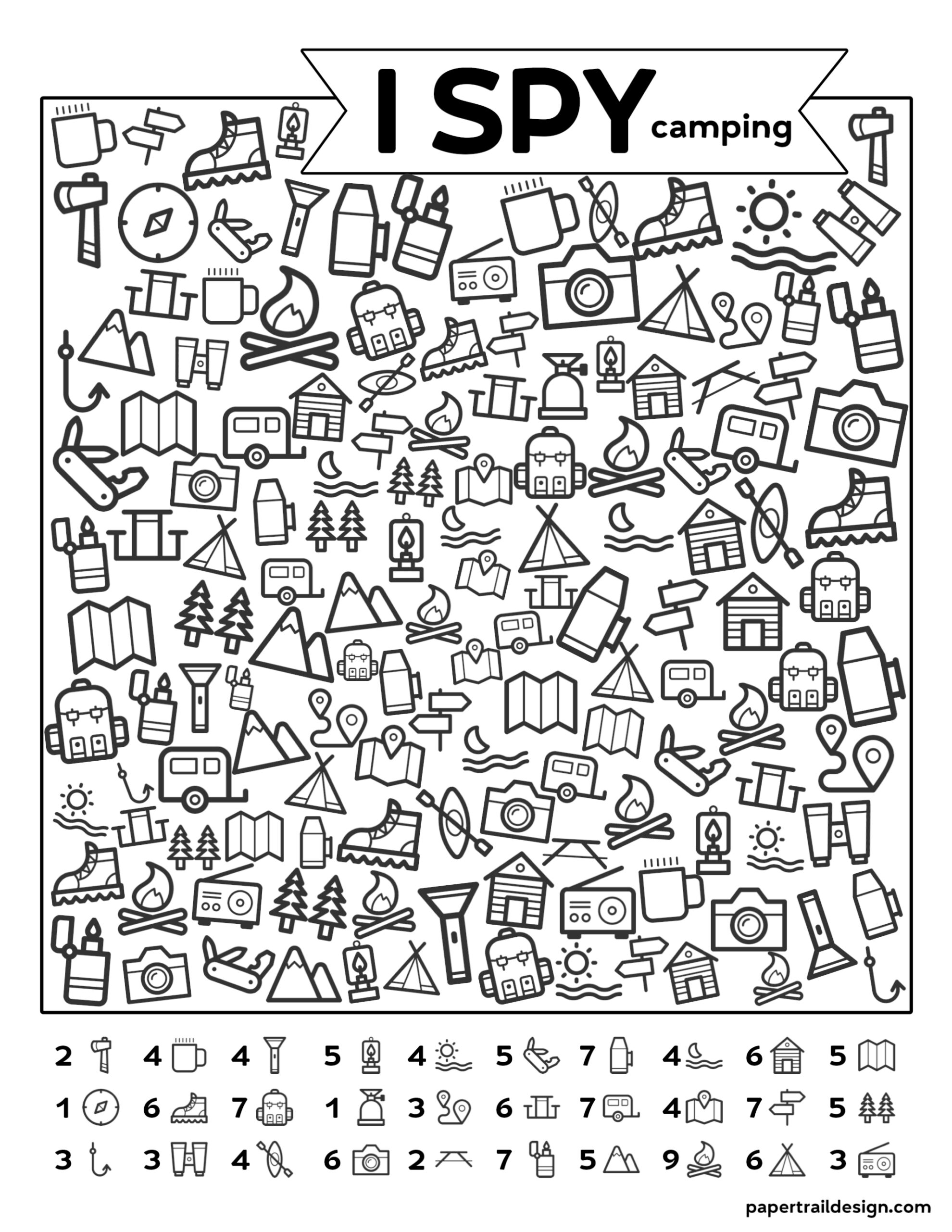 I Spy Printable Worksheet Fabad