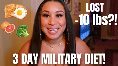 I Tried The Military Diet Lose 10 Pounds In 3 Days Shocking Weight Loss Results Youtube