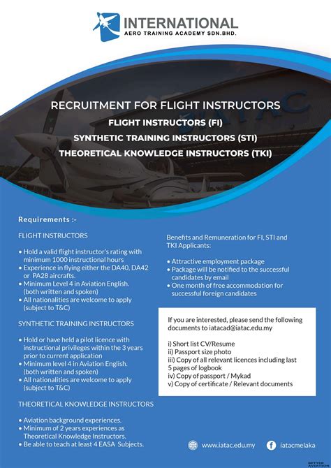 Iatac Flight Instructors Recruitment Better Aviation