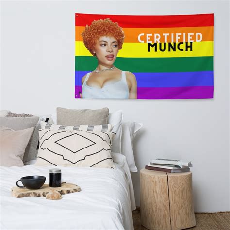 Ice Spice Certified Munch Pride Flag Etsy