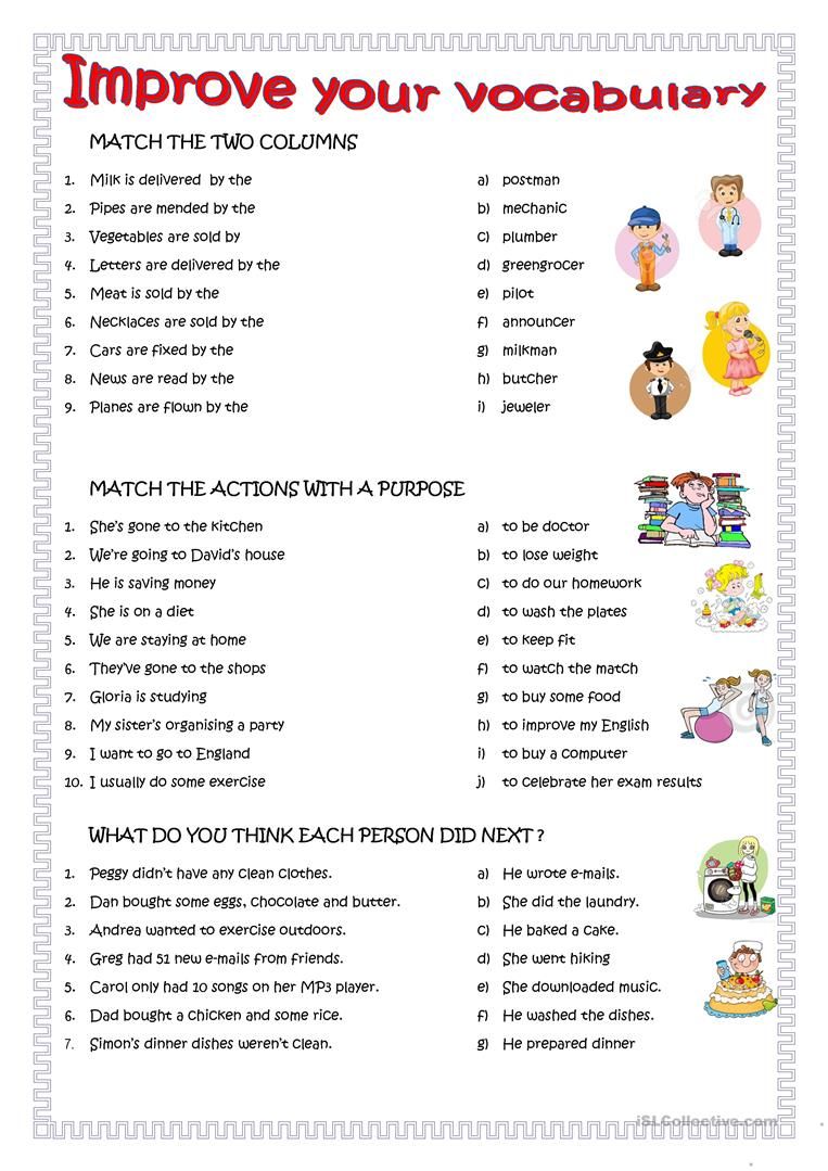 Improve Your English Worksheet Free Esl Printable Worksheets Made By Teachers English