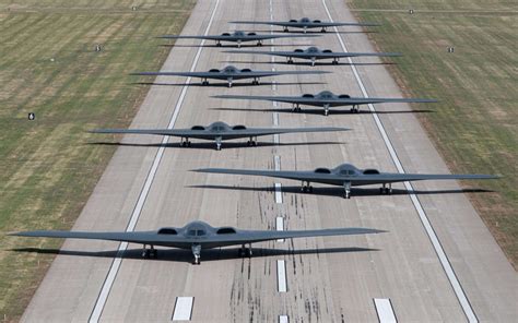 In Pictures B 2 Spirit Strategic Bombers Conduct Elephant Walk Aerotime