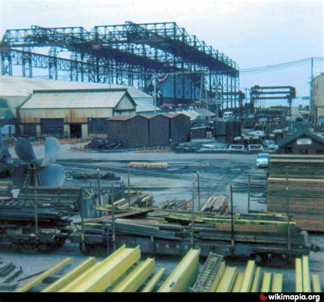 Inclined Shipbuilding Ways Newport News Virginia