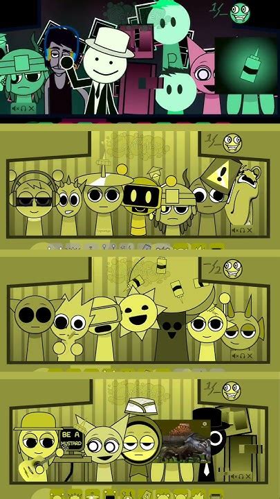 Incredibox Sprunki Mustard All Characters Together Youtube