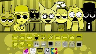 Incredibox Sprunki Sprunki But Everyone Was In Mustard Horror Versions Sprunki Mods Melody Tuner