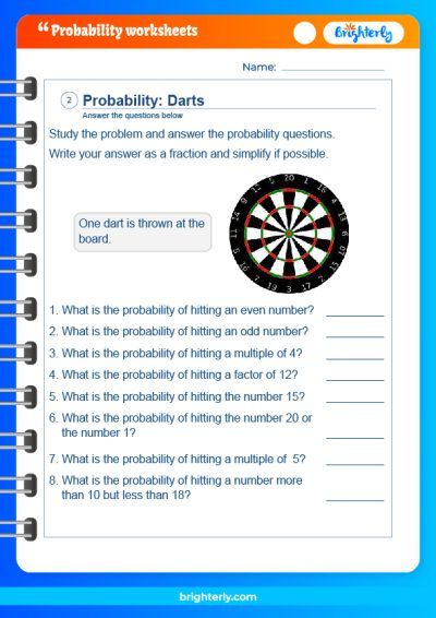 Introduction To Probability 7Th Grade Math Worksheets And Answers