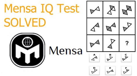 Iq Test R Mensa