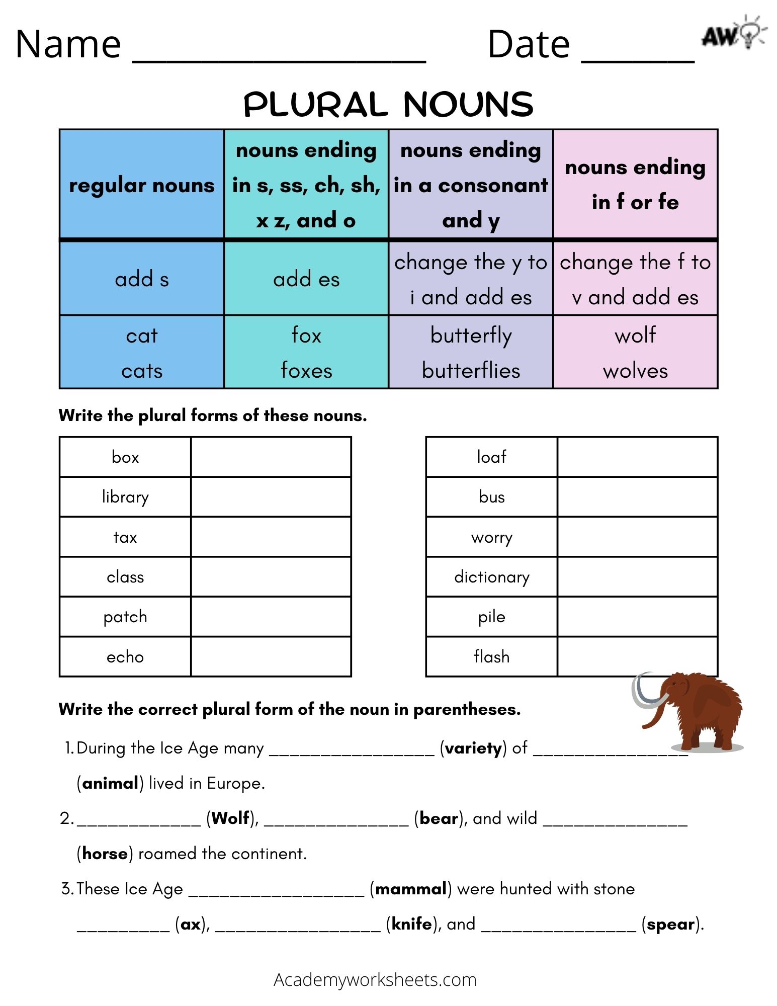 5 Tips to Master Irregular Plural Nouns in Grade 3